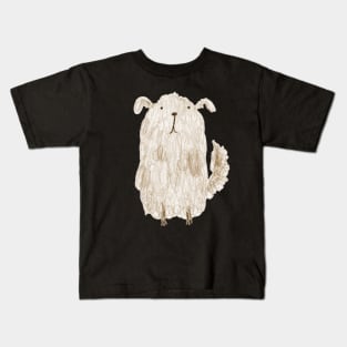 Fluffy Dog Kids T-Shirt